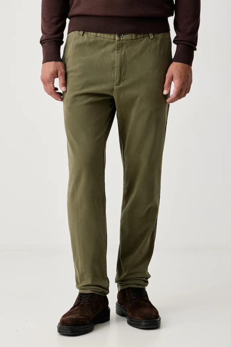 BOSS  pantaloni chinos pentru bărbați, din bumbac cu elastan H-Kane1