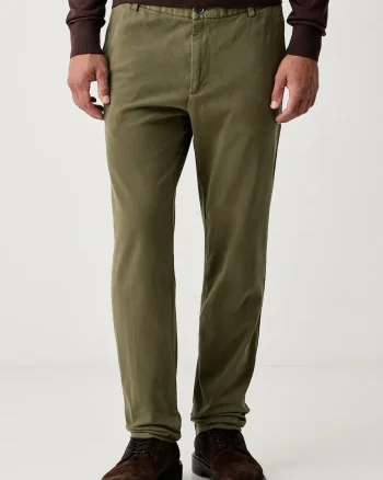 BOSS  pantaloni chinos pentru bărbați, din bumbac cu elastan H-Kane1