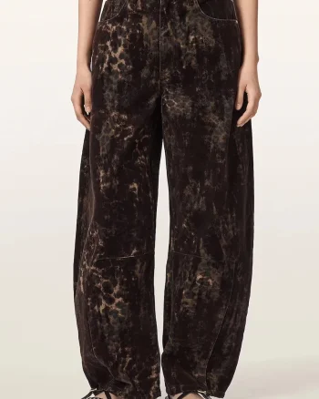 AllSaints  blugi barrel pentru femei JETT FLOCK