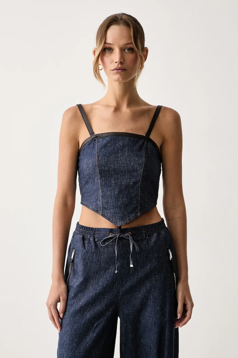 Max&Co.  top pentru femei cu amestec de in OMBRA