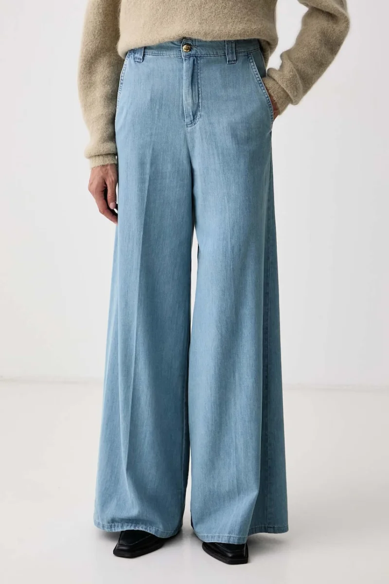 Marella  blugi wide leg pentru femei MLSWLEG2