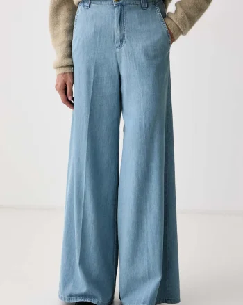 Marella  blugi wide leg pentru femei MLSWLEG2