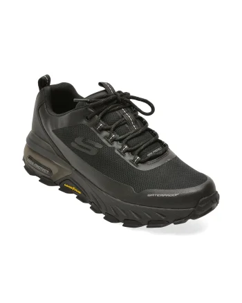 Pantofi sport SKECHERS negri, MAX PROTECT, din material textil