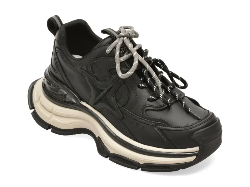 Pantofi sport GRYXX negri, 7190, din piele naturala