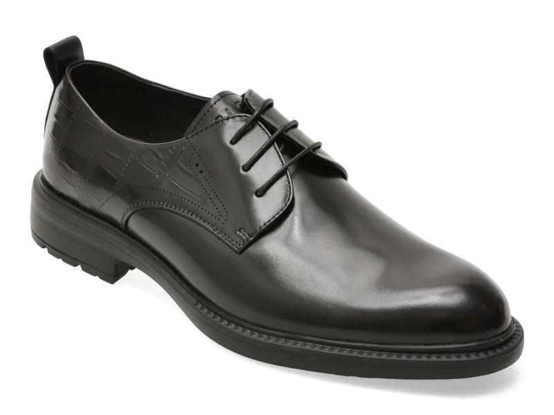 Pantofi eleganti EPICA negri, 99570, din piele naturala