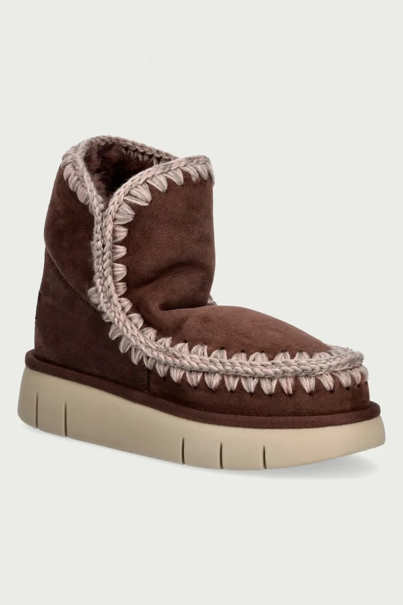 Mou  Eskimo 18 Bounce cizme de zăpadă pentru femei din piele întoarsă