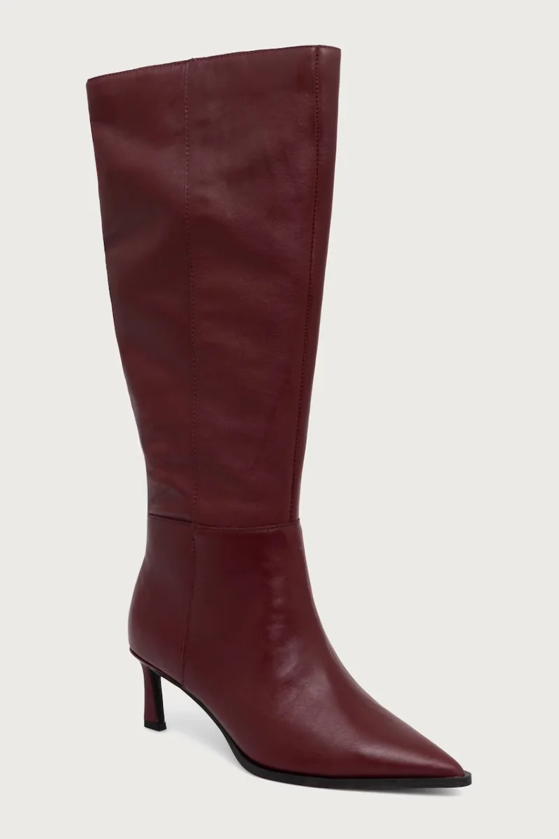 Steve Madden  cizme pentru femei din piele Lucid