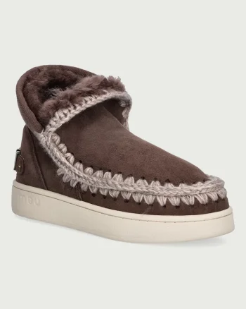 Mou  New Eskimo Sneaker Suede Lettr cizme de zăpadă pentru femei din piele întoarsă