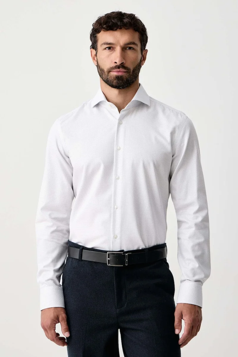 BOSS  cămașă oxford pentru bărbați din bumbac H-HANK-SP-B1-C1-263