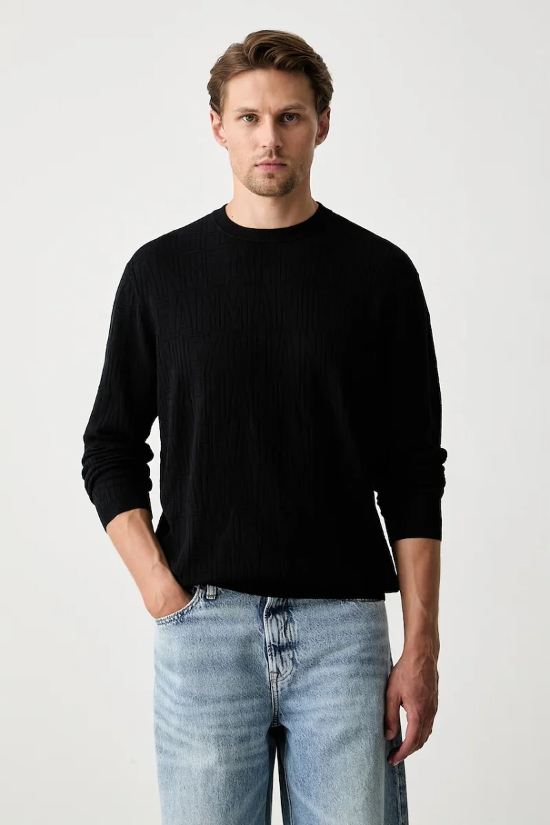 Armani Exchange  pulover pentru bărbați cu vâscoză