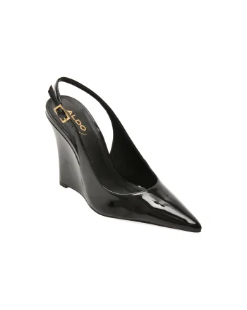 Pantofi eleganti ALDO negri, 14422849, din piele ecologica lacuita