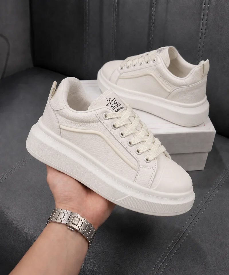 Adidasi barbati casual  albi 1601