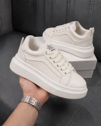 Adidasi barbati casual  albi 1601