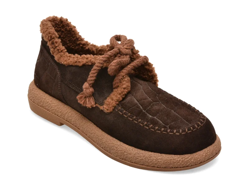 Pantofi GRYXX maro, 3432737, din piele intoarsa