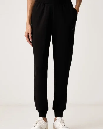 Armani Exchange  pantaloni de trening pentru femei cu vâscoză