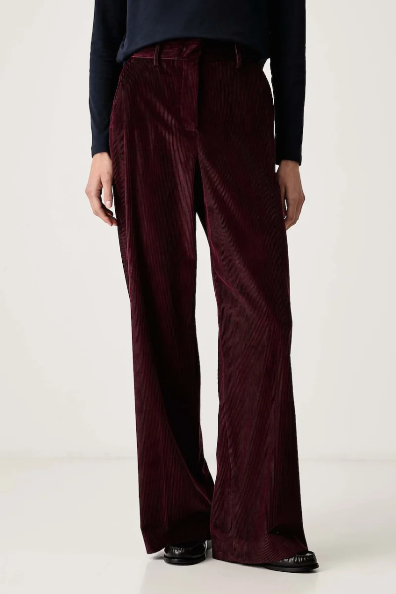 Weekend Max Mara  pantaloni pentru femei din catifea reiată WKDTANIA