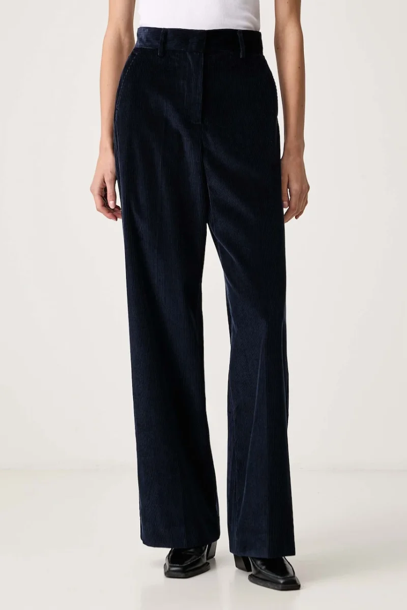 Weekend Max Mara  pantaloni pentru femei din catifea reiată WKDTANIA