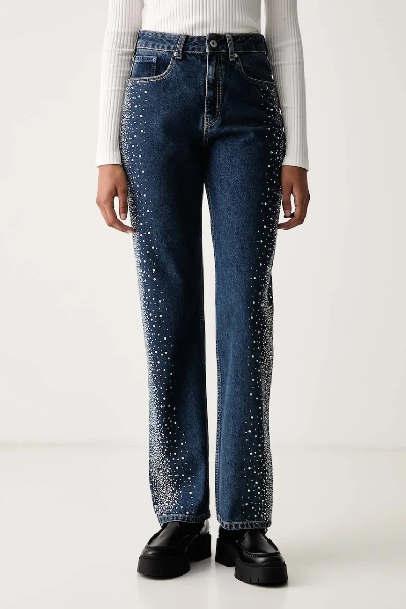 Karl Lagerfeld Jeans  blugi straight pentru femei