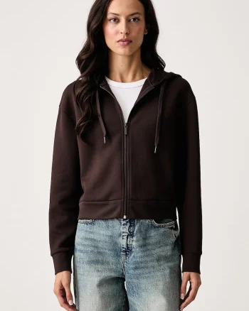 Armani Exchange  hanorac cu glugă pentru femei cu bumbac