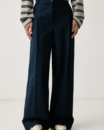 Tommy Hilfiger  pantaloni straight pentru femei din bumbac