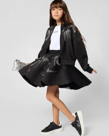 Karl Lagerfeld  hanorac cu fermoar pentru copii