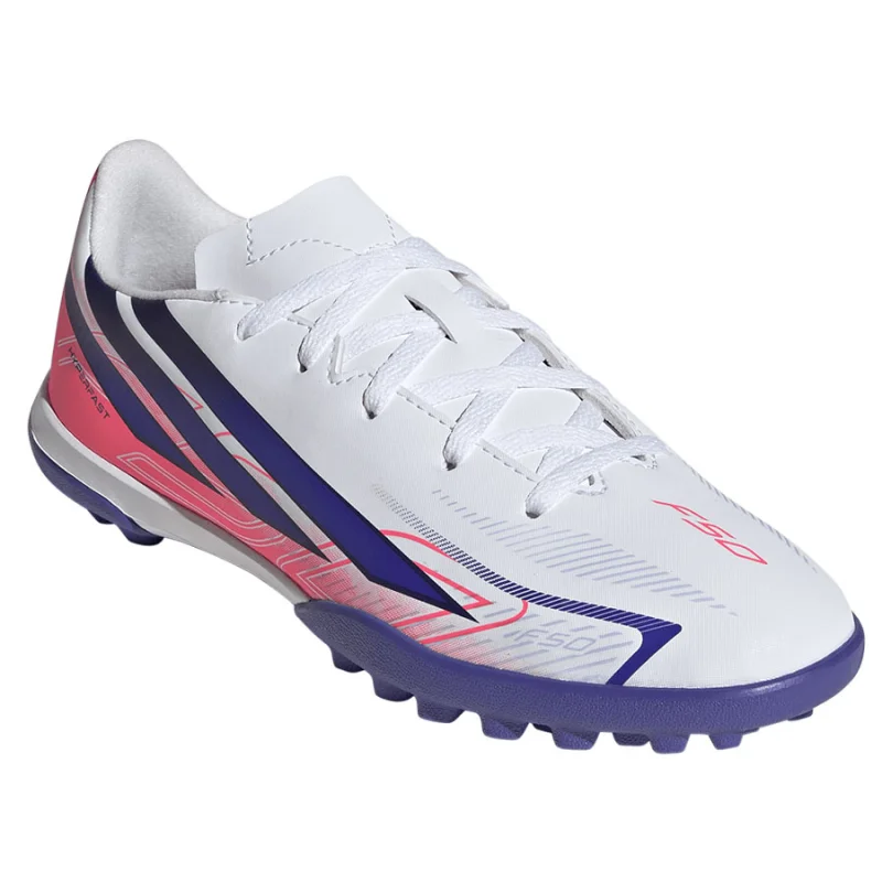 Ghete fotbal Adidas F50 Hyperfast alb