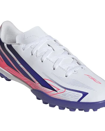 Ghete fotbal Adidas F50 Hyperfast alb