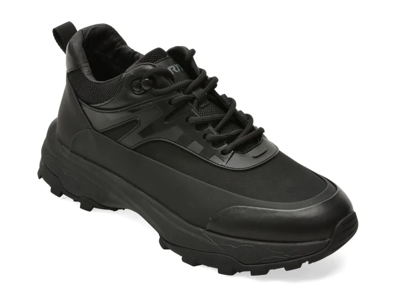 Ghete GRYXX negre, 923711, din piele ecologica