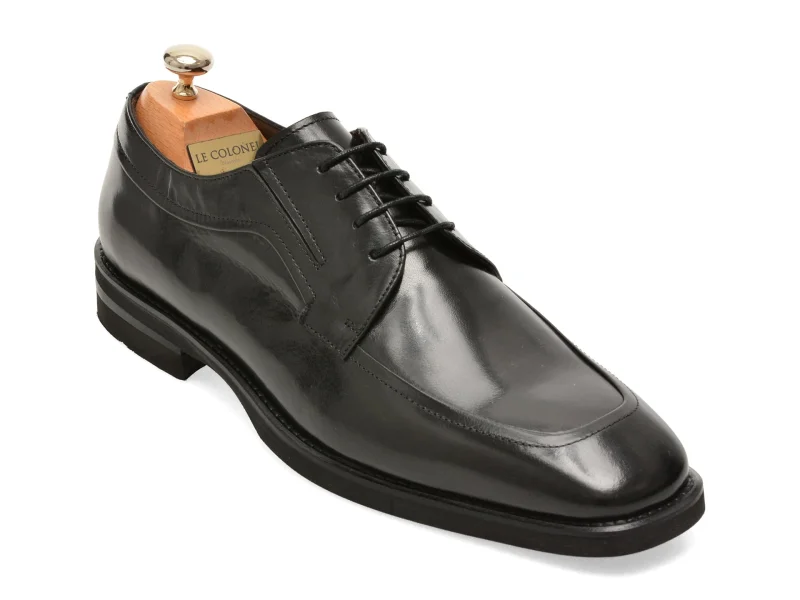 Pantofi eleganti LE COLONEL negri, 76801, din piele naturala
