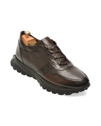 Pantofi sport LE COLONEL maro, 66758, din piele naturala