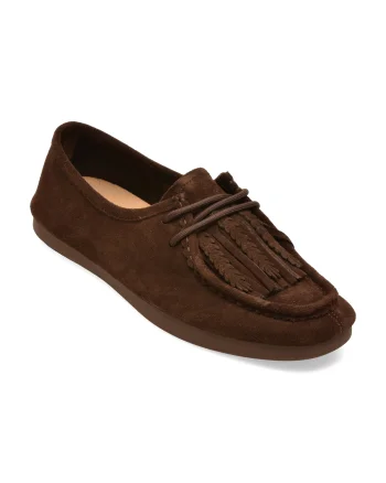 Mocasini EPICA maro, 25626, din piele intoarsa