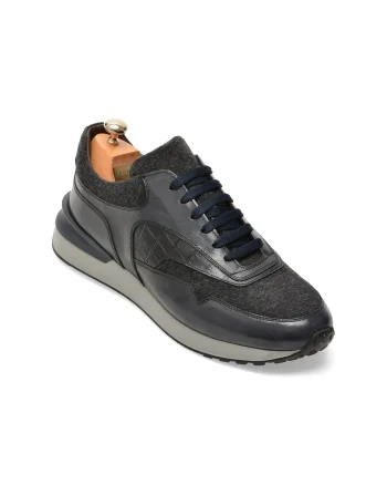 Pantofi sport LE COLONEL bleumarin, 66410, din piele naturala