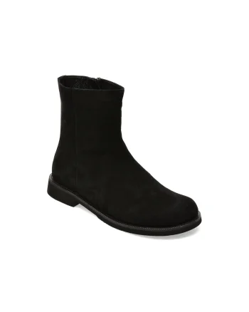 Ghete EPICA negre, 2155637, din piele intoarsa