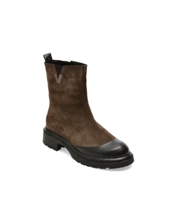 Ghete EPICA kaki, 1504274, din piele intoarsa
