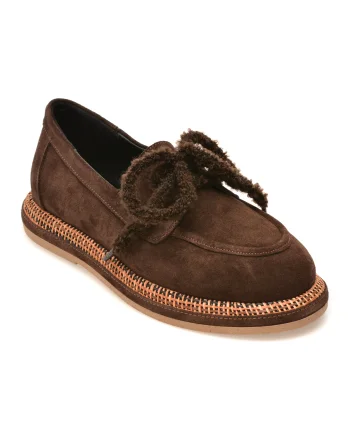 Mocasini GRYXX maro, 3701216, din piele intoarsa