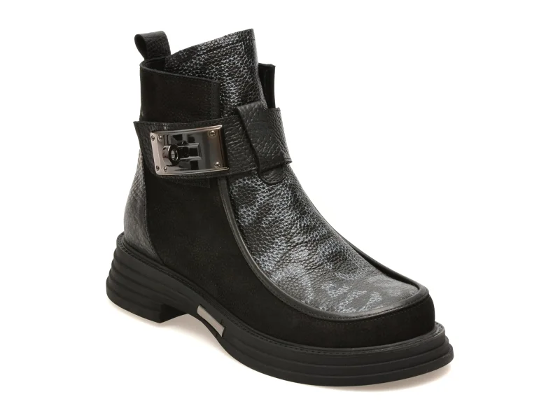 Ghete GRYXX negre, 4212720, din nabuc