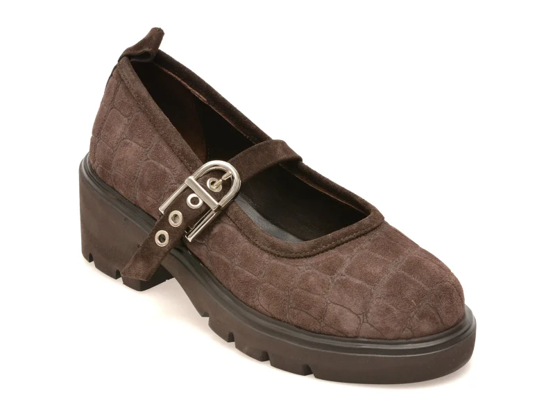 Pantofi GRYXX gri, 4846215, din piele intoarsa