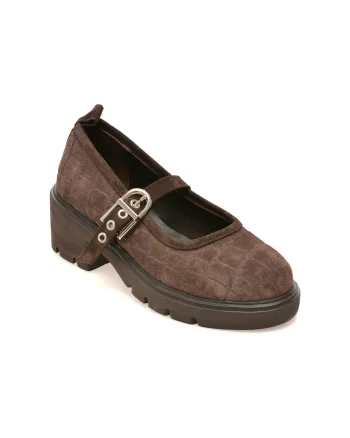 Pantofi GRYXX gri, 4846215, din piele intoarsa
