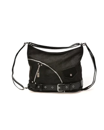 Geanta FLAVIA PASSINI neagra, 3036, din piele ecologica