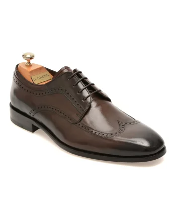 Pantofi eleganti LE COLONEL maro, 484121, din piele naturala