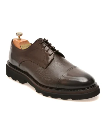 Pantofi eleganti LE COLONEL maro, 61505, din piele naturala