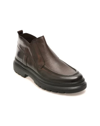 Ghete elegante LE COLONEL maro, 71904, din piele naturala