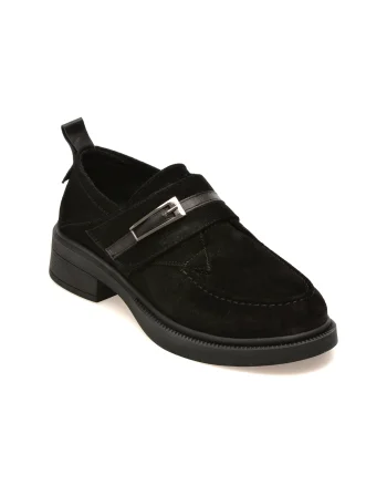 Mocasini GRYXX negri, 2203635, din piele intoarsa