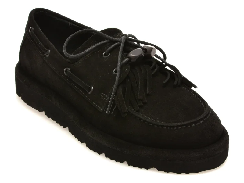 Mocasini GRYXX negri, 3642615, din piele intoarsa