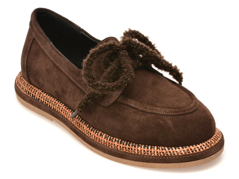 Mocasini GRYXX maro, 3701216, din piele intoarsa