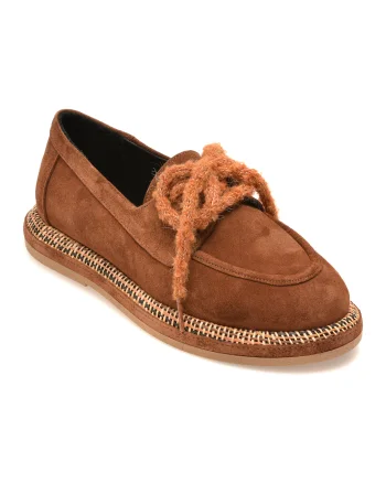 Mocasini GRYXX maro, 3701216, din piele intoarsa