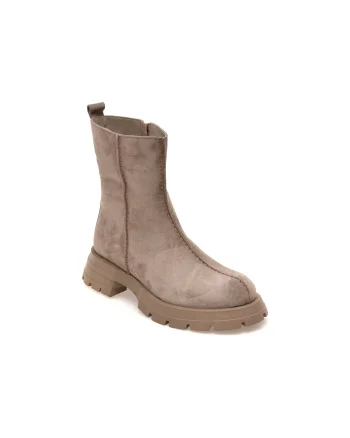 Ghete GRYXX gri, 4351138, din piele intoarsa
