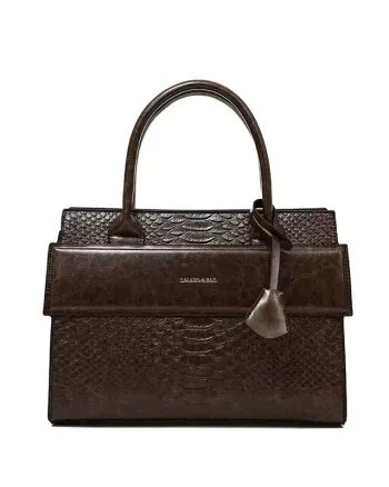 Geanta dama structurata Nalira GT3955,Coffee