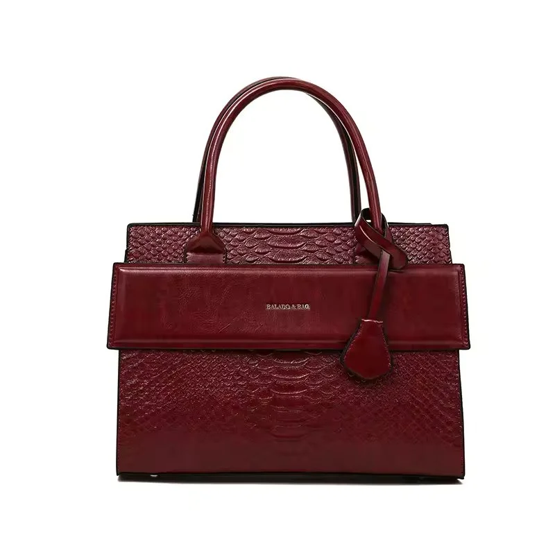 Geanta dama structurata Nalira GT3956, Bordo
