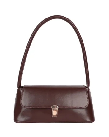 Geanta dama tip baguette,Elinore GT3989, Bordo